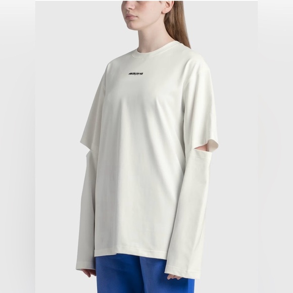 ADERERROR Obe Long Sleeve T-Shirt in Size A2 Medium/Large - Picture 4 of 6